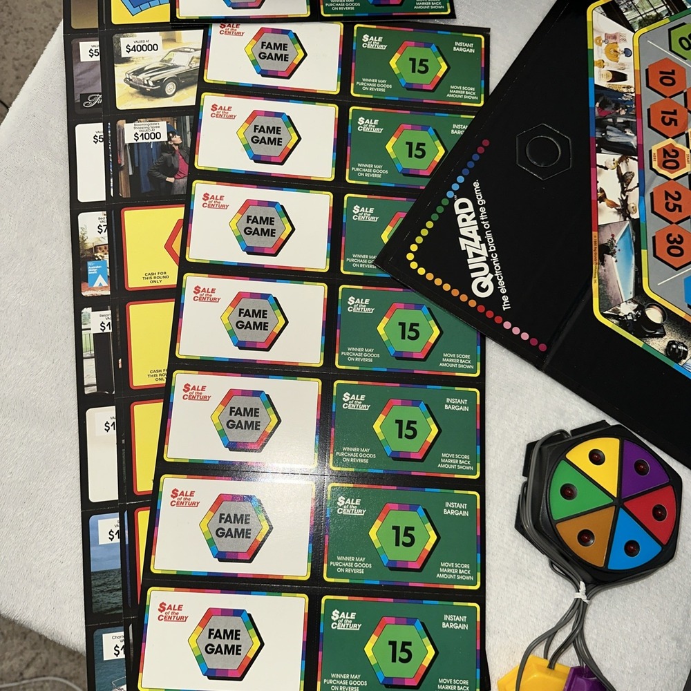 Vintage Sale Of‎ The Century Electronic Game 1986 Complete Unused Open Box - Picture 3 of 13